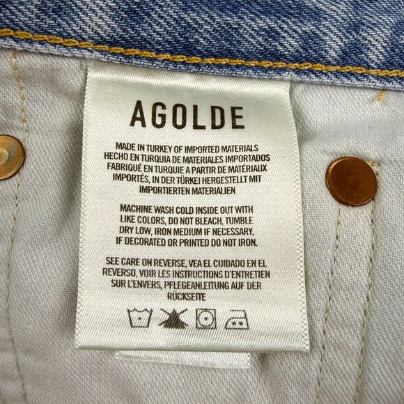 AGOLDE Parker Vintage Cut Off Shorts, Swapmeet Size 24 - Picture 6 of 7